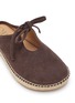 Detail View - Click To Enlarge - GAIMO - Cecile Suede Slik Espadrille