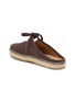 Detail View - Click To Enlarge - GAIMO - Cecile Suede Slik Espadrille