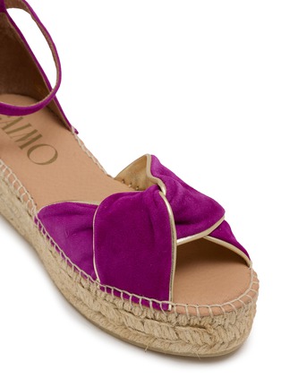 Detail View - Click To Enlarge - GAIMO - Torgos Suede Platformed Espadrille