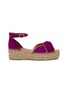 GAIMO Torgos Suede Platformed Espadrille