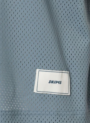  - SKIMS - Lounge Mesh V-Neck Cropped Jersey Top