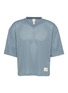SKIMS Lounge Mesh V-Neck Cropped Jersey Top