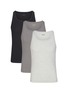 SKIMS Skims Cotton Ribbed Tank Top — Pack Of 3