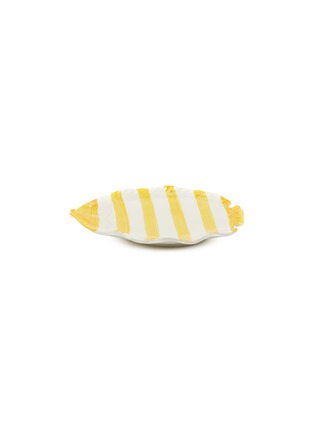 Detail View - Click To Enlarge - ARCUCCI - Elba Nastro Dessert Plate — Yellow