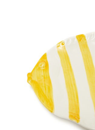 Detail View - Click To Enlarge - ARCUCCI - Elba Nastro Dessert Plate — Yellow