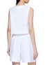 Back View - Click To Enlarge - POSSE - Sleeveless Button Front Linen Top