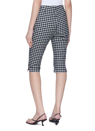 Back View - Click To Enlarge - POSSE - Gingham Capri Pants