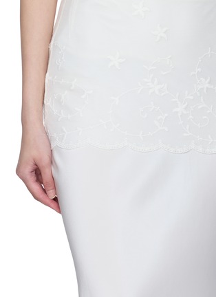 - POSSE - Embroidered Tulle Bias Cut Skirt