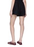 Back View - Click To Enlarge - POSSE - Tailored Flared Shorts