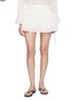 POSSE Side Side Lace Panelled Cotton Mini Skirt