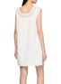 Back View - Click To Enlarge - POSSE - Lace Trim Mini Dress