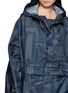  - RAINKISS - Back To Black Graphic Print Hooded Anorak Rain Jacket