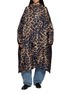 RAIN KISS Leopard Hooded Rain Coat