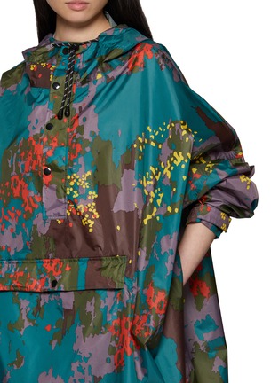  - RAINKISS - Digi Forest Camouflage Print Hooded Rain Poncho