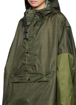  - RAINKISS - Herringbone Print Anorak Rain Jacket