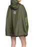 Back View - Click To Enlarge - RAINKISS - Herringbone Print Anorak Rain Jacket