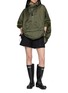 Figure View - Click To Enlarge - RAINKISS - Herringbone Print Anorak Rain Jacket