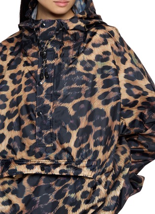  - RAINKISS - Dark Leopard Print Anorak Rain Jacket