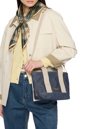 Figure View - Click To Enlarge - BARBOUR BAGS - Mini Mya Denim Tote Bag