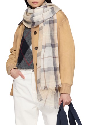 Figure View - Click To Enlarge - BARBOUR ACCESSORIES - Welton Tartan Scarf