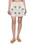 BENARAS Palm Embroidered Mini Shorts
