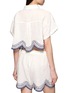Back View - Click To Enlarge - BENARAS - Bondi Appliqué Paisley Cropped Shirt