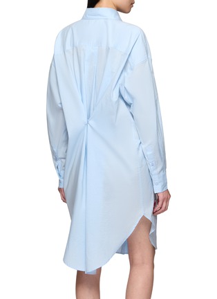 Back View - Click To Enlarge - BENARAS - Lobster Embroidered Shirt Dress