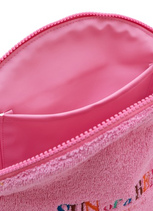 Detail View - Click To Enlarge - SUN OF A BEACH - Large Luna Waterproof Cotton Terry Pouch