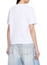 Back View - Click To Enlarge - BONBOM - Asymmetrical Wrap Twotone Panel T-Shirt