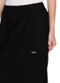  - BONBOM - Asymmetric Draped Cotton Long Skirt