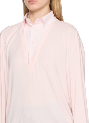  - BONBOM - Layered V-Neck Sweater