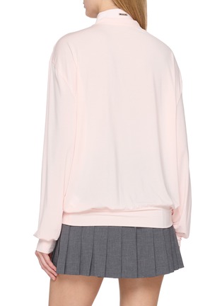 Back View - Click To Enlarge - BONBOM - Layered V-Neck Sweater