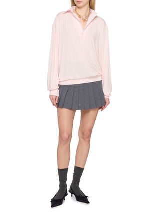 Figure View - Click To Enlarge - BONBOM - Layered V-Neck Sweater