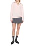 Figure View - Click To Enlarge - BONBOM - Layered V-Neck Sweater