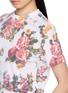  - BONBOM - Floral Print Crewneck T-Shirt