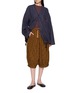 Figure View - Click To Enlarge - FAFAMOON - Botanical Motif Cotton Linen Top