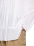  - FAFAMOON - Windsor Collar Embroidered Panel Cotton Shirt