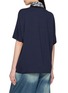 Back View - Click To Enlarge - FAFAMOON - Scarf Collar Wool Blend Top