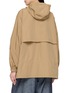 Back View - Click To Enlarge - FAFAMOON - Water Repellent Drawstring Hooded Cotton Blend Jacket