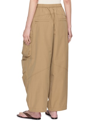 Back View - Click To Enlarge - FAFAMOON - Water Repellent Ankle Tie Cotton Blend Pants