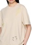  - FAFAMOON - Short Sleeve Botanical Print Cotton Linen Top