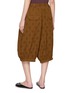 Back View - Click To Enlarge - FAFAMOON - Dotted Lantern Cotton Linen Blend Pants