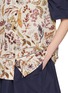  - FAFAMOON - Botanical Print Cotton Linen Vest
