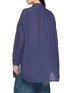 Back View - Click To Enlarge - FAFAMOON - Textured Volume Cotton Blend Long Shirt