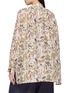 Back View - Click To Enlarge - FAFAMOON - Botanical Print Silk Cotton Shirt