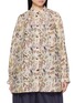 FAFAMOON Botanical Print Silk Cotton Shirt