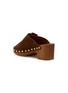 Detail View - Click To Enlarge - STRINGART - Two-buckle Suede Clogs