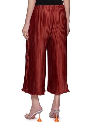 Back View - Click To Enlarge - DAPHNE VALENTE - Sparta Pleated Cropped Pants