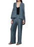 Figure View - Click To Enlarge - DAPHNE VALENTE - Synergy Pleated Jacket