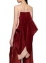 Back View - Click To Enlarge - DAPHNE VALENTE - Atlas Pleated Colour Block Dress